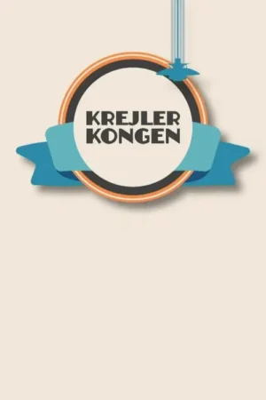 Um pôster minimalista com um logotipo circular contendo texto em uma faixa azul-petróleo. Um avião pequeno é visível no topo. Um esquema de cores pastel e uma estética vintage.