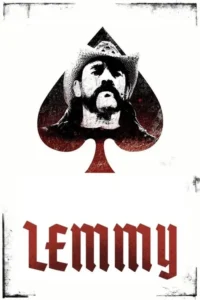 Pôster:retrato grunge de um homem barbudo com chapéu de cowboy,em um naipe de espada vermelho e preto. Fundo branco com textura.