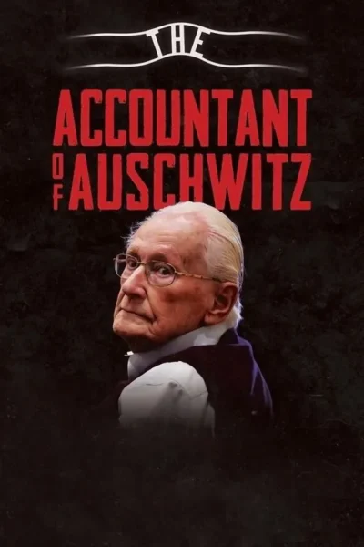 Pôster: Um senhor idoso de óculos e cabelo branco olha sério por cima do ombro, em fundo escuro e granulado.