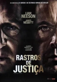 Duas metades de rostos masculinos sérios,envelhecidos e sombrios,com olhos penetrantes. Clima de suspense e drama.