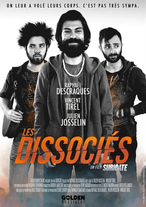 The Nobodies 1 Pôster:Três homens adultos. O central,barbudo e sorridente,usa colar. Os dois nas laterais têm expressões sérias,um com cabelo espetado. Fundo neutro.
