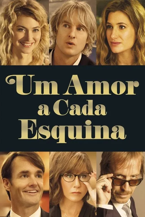 Pôster:Seis closes de atores (três homens,três mulheres) com expressões variadas,de sorrisos a olhares sérios. Sugere romance ou drama.