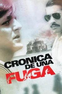Pôster com dois homens:um jovem pensativo à esquerda,um homem de bigode e óculos escuros à direita. Ao centro,uma casa antiga e sombria. Clima tenso e misterioso.