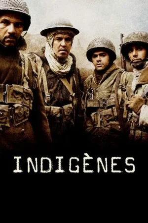 Quatro soldados de guerra antigos com capacetes, rostos sérios e focados. Fundo desfocado, tom sépia dramático.