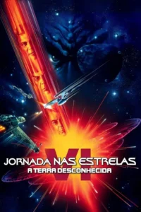 Pôster espacial. Três homens em feixe vermelho,naves e explosões. Nuvens cósmicas azuis e planeta. Ação e aventura épica no espaço.