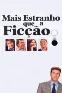 Pôster branco. 4 atores sorrindo no alto, um homem de terno confuso abaixo. Discos de jogo voam. Clima cômico.
