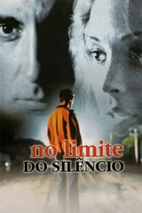 Close-ups de rostos sérios de homem e mulher em tons frios. Abaixo,homem solitário de costas numa estrada. Clima de drama e mistério.