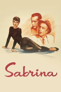Mulher deitada de preto,olha à frente. Dois homens atrás,surpresos. Arte vintage em tons quentes.