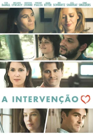Pôster com 6 close-ups de adultos, incluindo casais, em diferentes cenários. Sorrisos e olhares contemplativos transmitem um clima intimista.