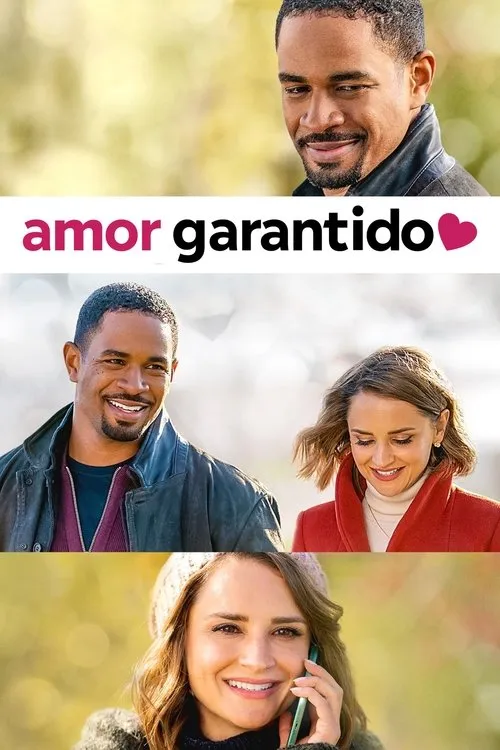 Várias poses de um homem e uma mulher sorridentes em um dia ensolarado,sugerindo um romance leve e feliz.
