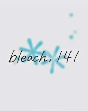 Fundo branco com formas abstratas azuis claras e borradas, como asteriscos e pontos dispersos, criando um clima etéreo.