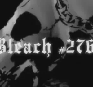 Pôster escuro com um crânio estilizado em tons de cinza, envolto por correntes. O clima é sombrio e gótico.