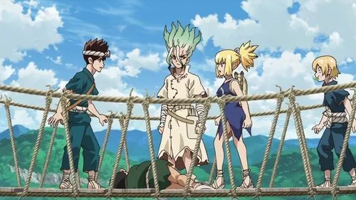 Dr. Stone – T01E13:Guerreiro Mascarado 1 Dr. Stone – T01E13:Guerreiro Mascarado