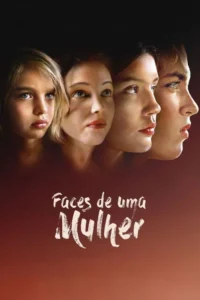 Quatro rostos femininos,de uma criança a uma adulta,em tons quentes e sombrios. Sugere a passagem do tempo e vida.