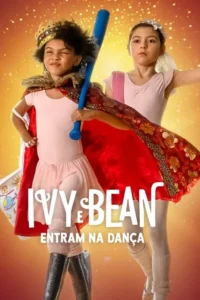 Duas meninas em contraste. Uma com coroa e bastão de beisebol,outra de bailarina. Fundo dourado brilhante com faíscas. Clima lúdico.