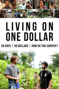 Imagem com colagem de pessoas em cenários rurais, incluindo crianças sorrindo. Abaixo, dois jovens em um campo verde, com crianças ao fundo. Clima de observação documental.