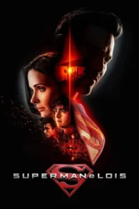 Pôster escuro:faces de homem,mulher e dois jovens em luz vermelha. Cena familiar em chamas,símbolo de herói. Atmosfera dramática.