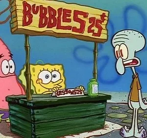 Bob Esponja Calça Quadrada – T01E04: Bolhas de Sabão