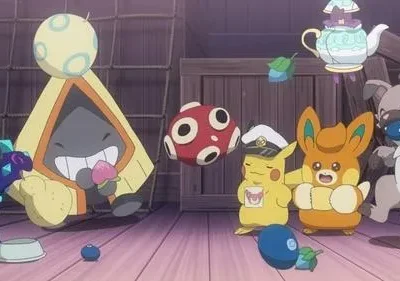 A Série Pokémon: Horizontes – T01E30: Escorrega e cai! Um Pokémon misterioso?!