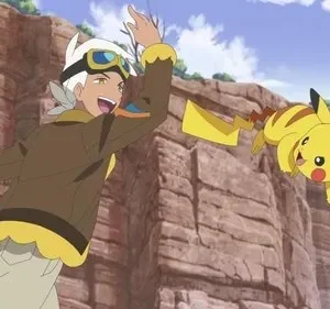 A Série Pokémon: Horizontes – T01E35: Uma dupla intensa, Friede e Cap!