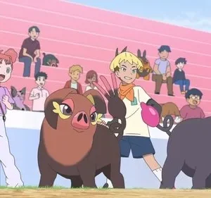 A Série Pokémon: Horizontes – T01E36: Missão: Encontrar um parceiro para Oinkologne!
